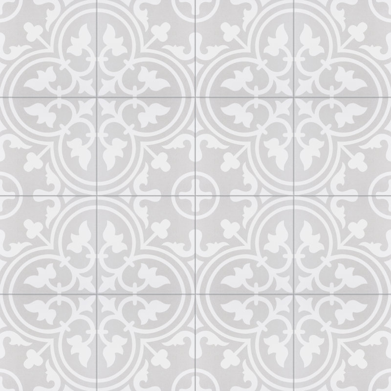 Merola Tile Arte 10" x 10" Porcelain Encaustic Floor And Wall Tile